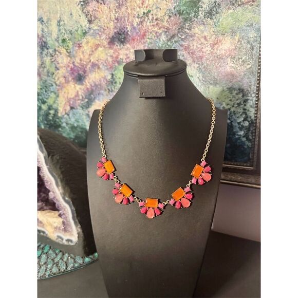 Premier Designs Multicolor Bib Statement Necklace - Picture 1 of 4